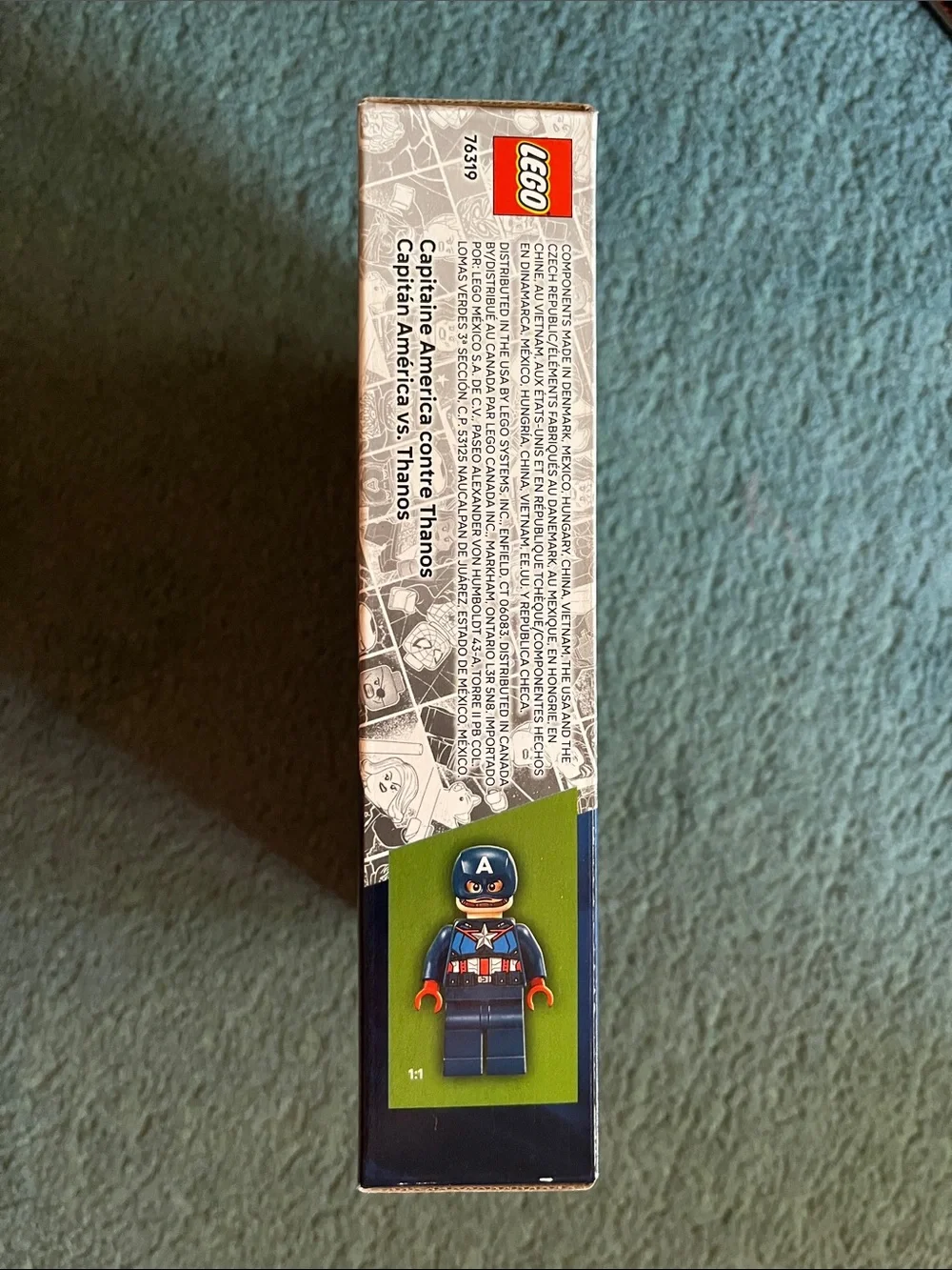 Lego Marvel Captain America vs. Thanos 76319